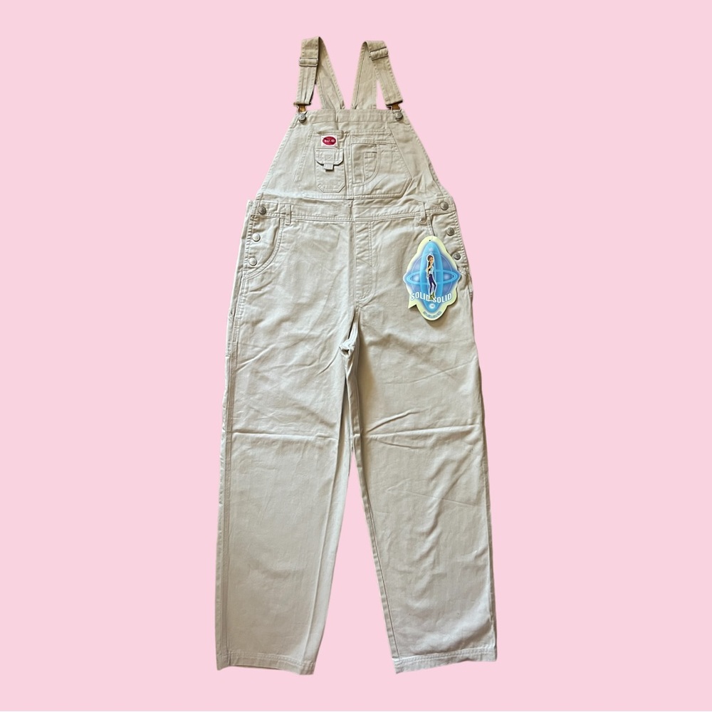 Khaki overalls